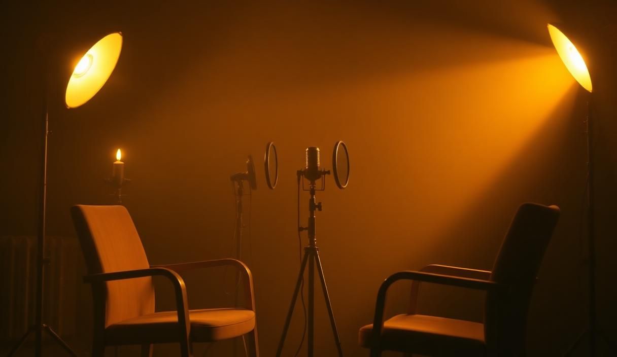 Cinematic interview studio